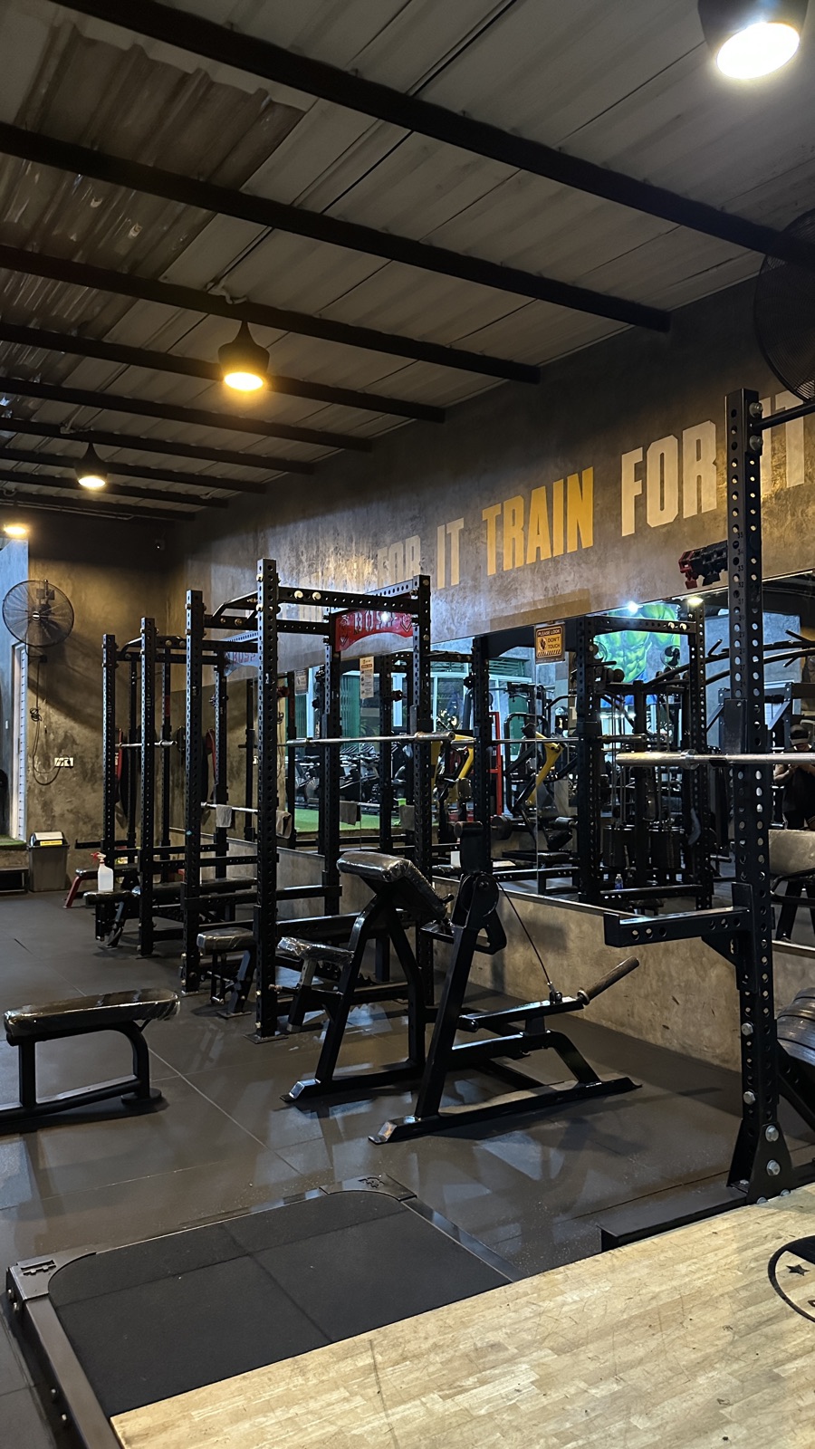 Brother Gym Canggu — plates loaded